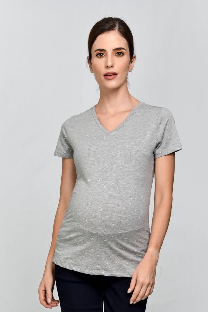 Perfect Fit S/S V-Neck Maternity Top