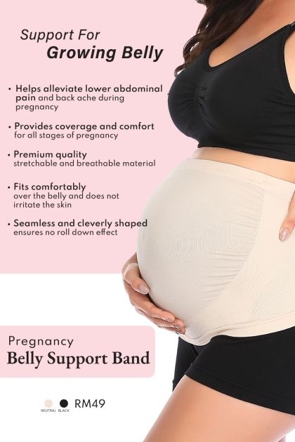 Neutral Pregnancy Belly Support Band